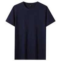 T-shirt en coton à manches courtes pour hommes et femmes, couleur unie, col rond, style simple, vente en gros
