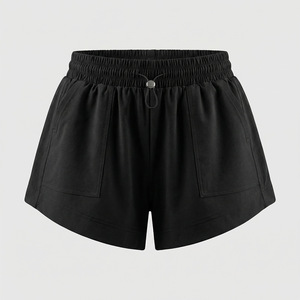 Shorts de course légers 2-en-1 pour femmes <span class=keywords><strong>avec</strong></span> doublure intégrée, taille élastique, séchage rapide et poches - Product Image 3