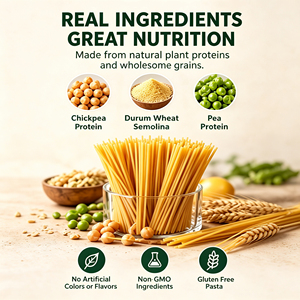 NUTRTECH Proteinreiche Handgemachte Getrocknete Konjak-<span class=keywords><strong>Spaghetti</strong></span> Glutenfreie Instant Niedrig-Kohlenhydrat Niedrig-Fett Mahlzeitenersatz Vakuumverpackt - Product Image 2