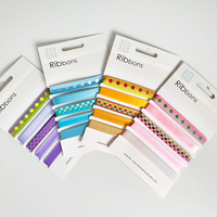 Collection Ruban Satin Gros-Grain Pour Scrapbooking et décoration de cartes