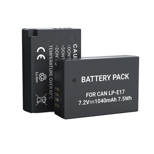 <span class=keywords><strong>Batterie</strong></span> OEM <span class=keywords><strong>Canon</strong></span> LP-E17 pour EOS 77D M3 M5 800D <span class=keywords><strong>750D</strong></span> 760D T6i T6s T7i RP R8 R10 7.2V 1040mah - Product Image 1