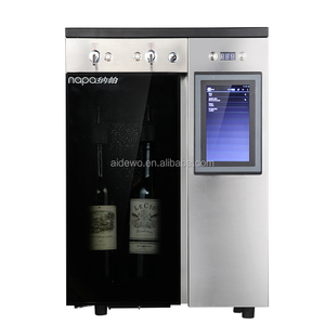 Pantalla de visualización transparente <span class=keywords><strong>Enfriador</strong></span> de <span class=keywords><strong>vino</strong></span> eléctrico de acero inoxidable Dispensador de máquina expendedora de <span class=keywords><strong>2</strong></span> <span class=keywords><strong>botellas</strong></span> para uso doméstico - Product Image 3