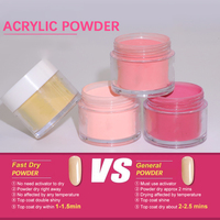 Poudre acrylique de haute qualité Xiangcai 3 en 1, poudre à tremper pour ongles, 1 kg, couverture de couleur, poudre acrylique pour ongles, vente en gros