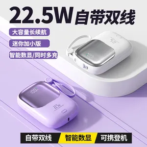 2023 New Battery Charger 10000mAh Loại C điện thoại di động phí ngân hàng điện & Trạm điện Li-polymer pin phổ 15 Wát, 22.5 Wát