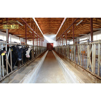 Bâtiment métallique à structure en acier lourd, préfabriqué et soudé, pour ferme, abri pour vaches, moutons, bovins, laitières, chèvres, poulaillers, porcheries