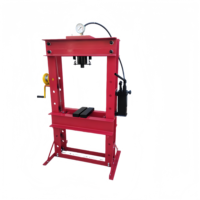 Presse hydraulique multifonctionnelle pour atelier, capacité de 50 tonnes, poids net de 28 à 160 kg, avec jauge
