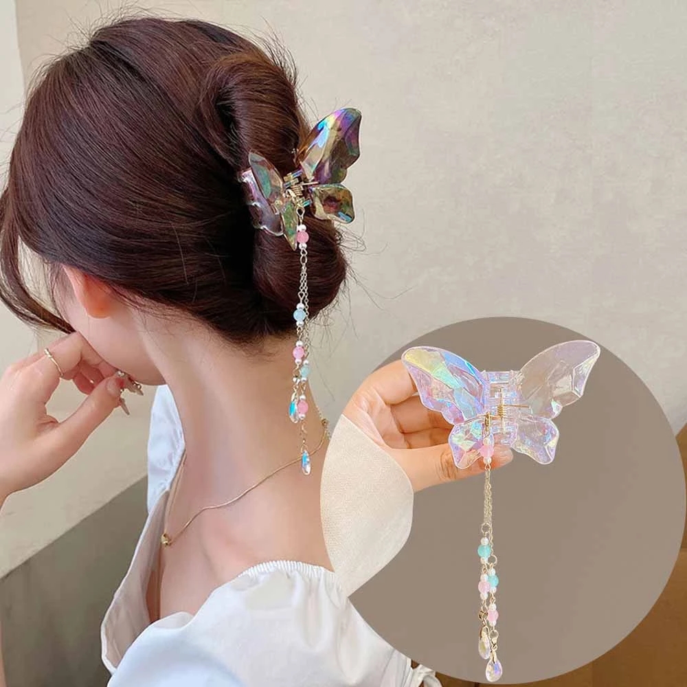 Crystal Butterfly Hair Clip