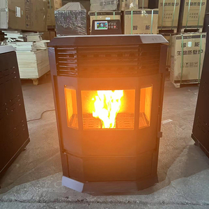 Stufa a <span class=keywords><strong>Pellet</strong></span> Senza Fumo a Risparmio Energetico per Uso Domestico Interno, Portatile, Piccola, Autoportante, Pronta Consegna Veloce Europea - Product Image 1