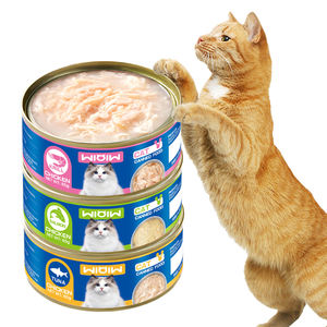 อาหารแมวเปียกแบบเปียกสำหรับลูกแมว ปลอดสารเติมแต่ง ทำจากไก่ออร์แกนิกและปลาทูน่ากระป๋อง ปลอดภัยสำหรับแมว ขายส่ง - Product Image 5