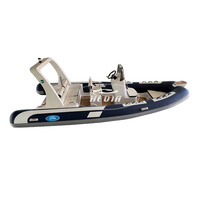 Botes de fibra de vidrio para pescar, botes hinchables en pvc 580, 20 pies