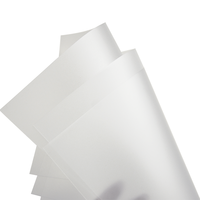 Feuille diffuseur PET givrée d'un côté, taille standard 1220x2440, épaisseur 0,25 mm, feuille PVC pour éclairage LED