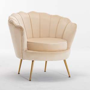 Sofá de Hotel Nórdico Moderno Personalizado de Tela sin Pliegues para Sala de Estar, Dormitorio, Villa, Área Comercial, Silla de Espera - Product Image 3