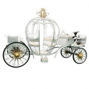 XC ego High Quality Electric Horseless Carriage Weeding Cinderella Princess <b>Pumpkin</b> Horse Carriage Henan Tourism Parade - Product Image 4