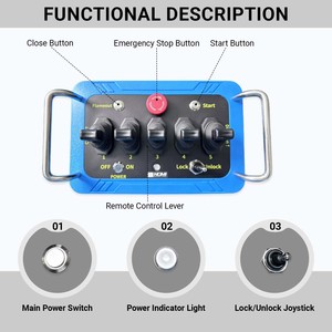Control Remoto Hidráulico para Maquinaria de Construcción en Ingeniería de Presas - Product Image 3