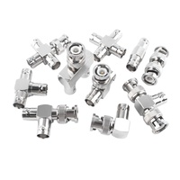 Adaptateur coaxial BNC en T mâle vers femelle 50 ohms en cuivre pur, connecteur RF DC-6GHz pour antenne vidéo et systèmes de communication sans fil
