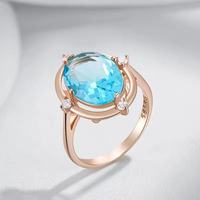Vente en gros de bijoux de mariage plaqués or délicats, ensemble de boucles d'oreilles, bague et collier pour femmes, cadeaux