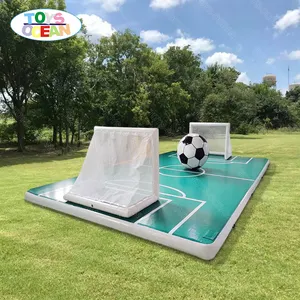 नई शैली खेल खेल आउटडोर हवा ट्रैक मंजिल फुटबॉल inflatable बास्केटबॉल कोर्ट के लिए बिक्री