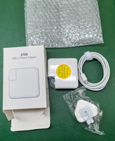 Adaptador de Corriente USB-C PD de 30W/61W/96W/87W/140W para Portátiles Macbook Air y Pro
