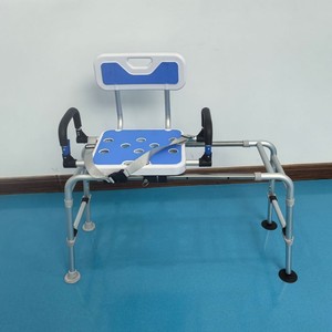 Chaise de douche pour personnes âgées Dearevery, hauteur réglable, antidérapante, avec ceinture de sécurité et support, pour seniors et femmes enceintes - Product Image 2