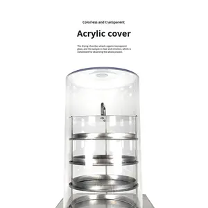 Jingfei Vakuum-Gefriertrockner Kältetrockner für Lebensmittel Kräuter Medizin Obst Gemüse - Vertikaler Kleiner Vor-Gefriertrockner Modell 10N-50A 1 - Product Image 2