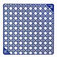 Tapis de mahjong antidérapant en caoutchouc OMM, grand modèle carré, protection de table pliable, nappe de mahjong colorée personnalisée