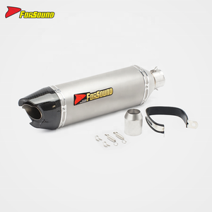 Système d'échappement sport slip-on pour moto <span class=keywords><strong>KTM</strong></span> Duke 390 RC390 2024-2026, <span class=keywords><strong>prix</strong></span> de gros usine Forsound - Product Image 1