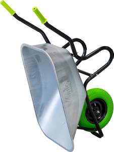 H Fulltech 250kg chariot à roue unique 100L modèle français brouette à essence galvanisé Pu mousse roue OEM personnalisable métal essence - Product Image 2