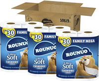 Rounuo Offre Spéciale papier toilette super doux 100% pâte de bois vierge petit rouleau 2 plis papier de salle de bain