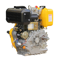 Moteur diesel refroidi par air 14hp 192FS 1500rpm 1800rpm Arbre à cames 30mm Rainure pour clavette