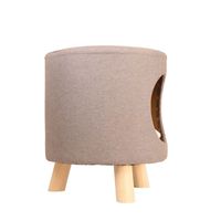 Installation simple moderne pin en bois chien et chat maison nid d'animal toutes saisons nid chaud vente en gros animal chat lit maison
