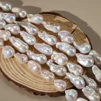 Perles de culture baroques blanches naturelles de qualité 4A, en gros, grande taille, 14-20 mm