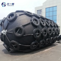 Florescence Yokohama Black Natural Rubber Pneumatic Fenders ISO9001 Certified 2-Year Warranty Made China for Shipyard Ship Tug