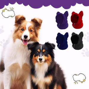 Cache-oreilles pour chien hiver, protège-oreilles réglable pour chien, cache-cou imperméable et anti-froid pour chien - Product Image 2