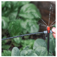 100 pieds. 1/4 pouce. Tuyau d'irrigation goutte à goutte, tuyau vierge pour système d'arrosage de jardin, compatible avec les émetteurs et les raccords