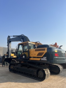 Excavadora de orugas HX305L más vendida con martillo, precio EXW, a la venta, garra, protector de cabina, simulador de vacío, dientes de cucharón, precio de orugas - Product Image 2