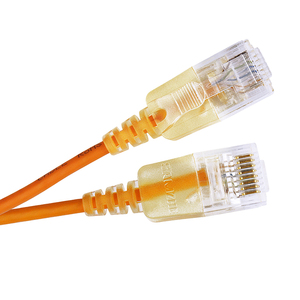 공장 직접 공급 28 Awg 이더넷 RJ45 울트라 슬림 Cat6A 패치 코드 - Product Image 1