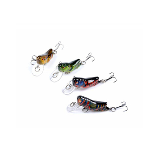4,5 cm <span class=keywords><strong>Cricket</strong></span>/saltamontes Crankbait señuelo de pesca plástico duro criatura cebos para Río lago <span class=keywords><strong>Stream</strong></span> pesca - Product Image 3