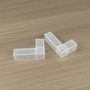 Transparent L-Shaped Storage <b>Box</b> 8.9x5.7x2.5cm With Compartments For Fishing <b>Tackle</b> Desktop Organizer - Product Image 4