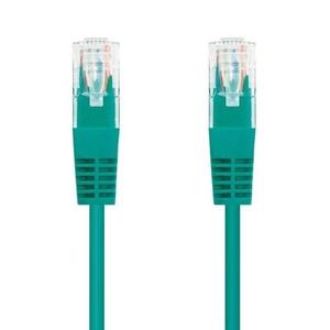 Cavo di rete Cat.6 UTP AWG24 verde 25 cm, ideale per connessioni ad alta velocità in reti domestiche e professionali. - Product Image 1