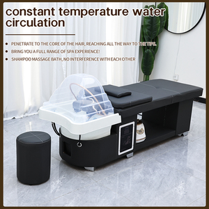 Sillón de Masaje y <span class=keywords><strong>Lavacabezas</strong></span> para Salones de Belleza, Económico y Popular, con Ciclo de Agua, Vaporizador, Cama Spa y Almohada Cómoda para la Cabeza - Product Image 3