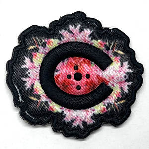 カスタマイズ可能な3Dプリント犬刺繍パッチ黒カエルクマ足プリントフルーツツルキャンバスレザーパッチ帽子デザインデザイナー - Product Image 4