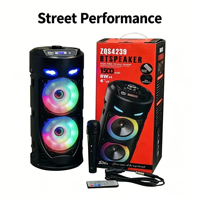 Enceinte sans fil double 4 pouces étanche IPX2 V2.0 ZQS4239 pour la danse en plein air