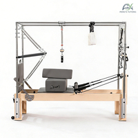 Reformer Pilates en bois d'érable stable avec tour complète pour les salles de sport professionnelles et la remise en forme à domicile