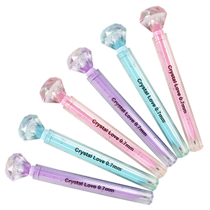 O & Q Hot Bán Macaron Màu Lớn Kim Cương Bút Phong Cách Phổ Biến Khuyến Mại Bút Với Biểu Tượng Tùy Chỉnh Sáng Tạo Dài Cap Cho Văn Phòng Phẩm - Product Image 1