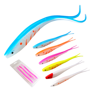 <span class=keywords><strong>Palmer</strong></span> 17,5 cm 18g Bionic TPR Material señuelo de pesca biónico tenedor cola mar pesca cebo Artificial cebo suave al por mayor - Product Image 4