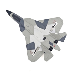 Hoshi โฟม EPP 2CH 2.4กรัม <span class=keywords><strong>SU57</strong></span> FX657เครื่องบินบังคับวิทยุการบิน EPP กันน้ำลายพลางเครื่องบินรบของเล่นควบคุมระยะไกล3แกน