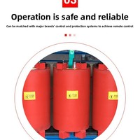 Transformateur de puissance triphasé sec SCB14-800KVA, haute tension 10KV, type boîtier intérieur, cuivre, Jiangsu