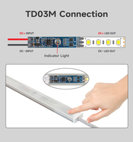 Interrupteur tactile intelligent Shinechip à trois vitesses de température de couleur, mémoire de luminosité et d'arrêt, DC12V/24V, IP22, portée de détection 3-6mm