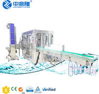 Automatische Huisdier Plastic Kleine Fles Drinken Puur Mineraalwater 3 In 1 Vulling Bottelmachine Voor Complete Waterproductielijn
