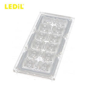 Assemblages de lentilles LED ovales Ledils CS14597_HB-IP-2X6-O ~30 115 en PMMA avec matrice de lentilles rectangulaire pour éclairage LED - Product Image 1